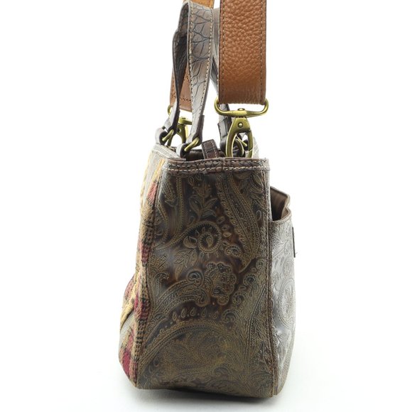 Relic Crossbody Purse Small Handbag | Brown - Picture 6 of 16